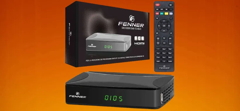 Offerte Amazon: questo decoder DVB-T2 della Fenner oggi è tuo a meno di 20€