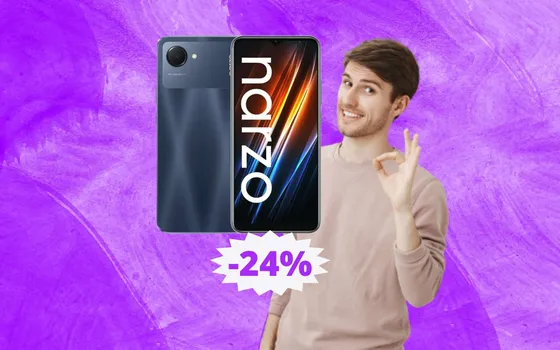 Realme Narzo 50i: un'OCCASIONE da non perdere (-25%)