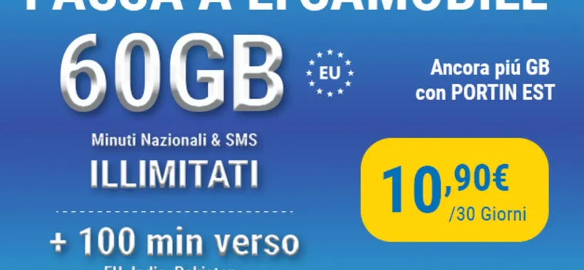PortIN East: promo Lyca con 60GB a 10,99€ al mese