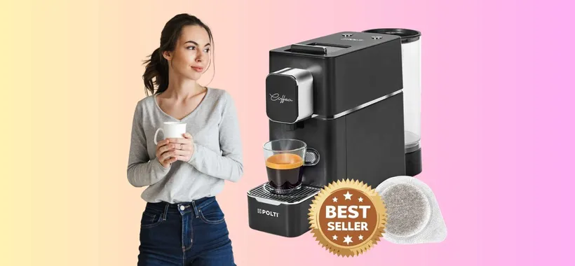 Macchina per espresso come al Bar: Polti Coffea S15B a meno di 100€ è un affare
