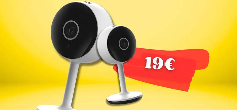 Telecamera DESIGN da mettere in casa, 4 in 1 per casa SICURA con 19€