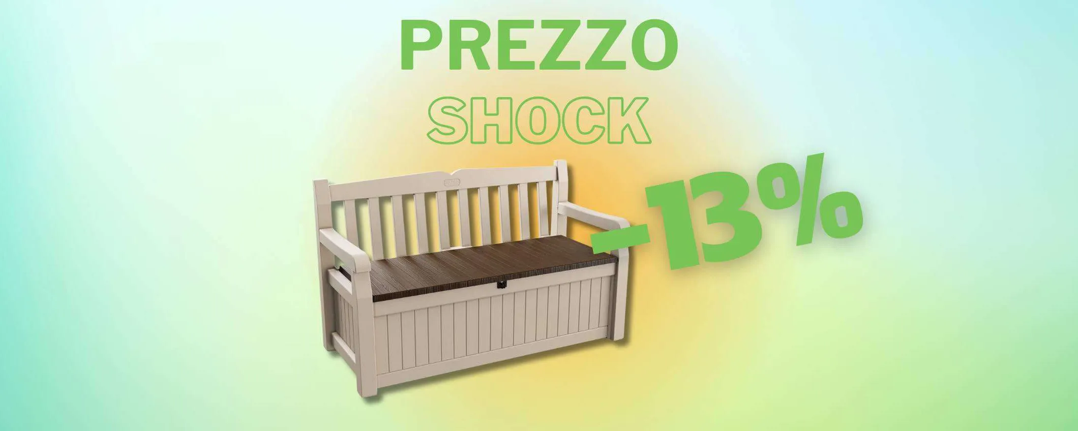 Migliora il tuo giardino con la cassapanca Keter (-13%)