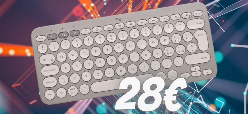 Logitech K380: tastiera wireless compatta che NON ha RIVALI ora a 28€