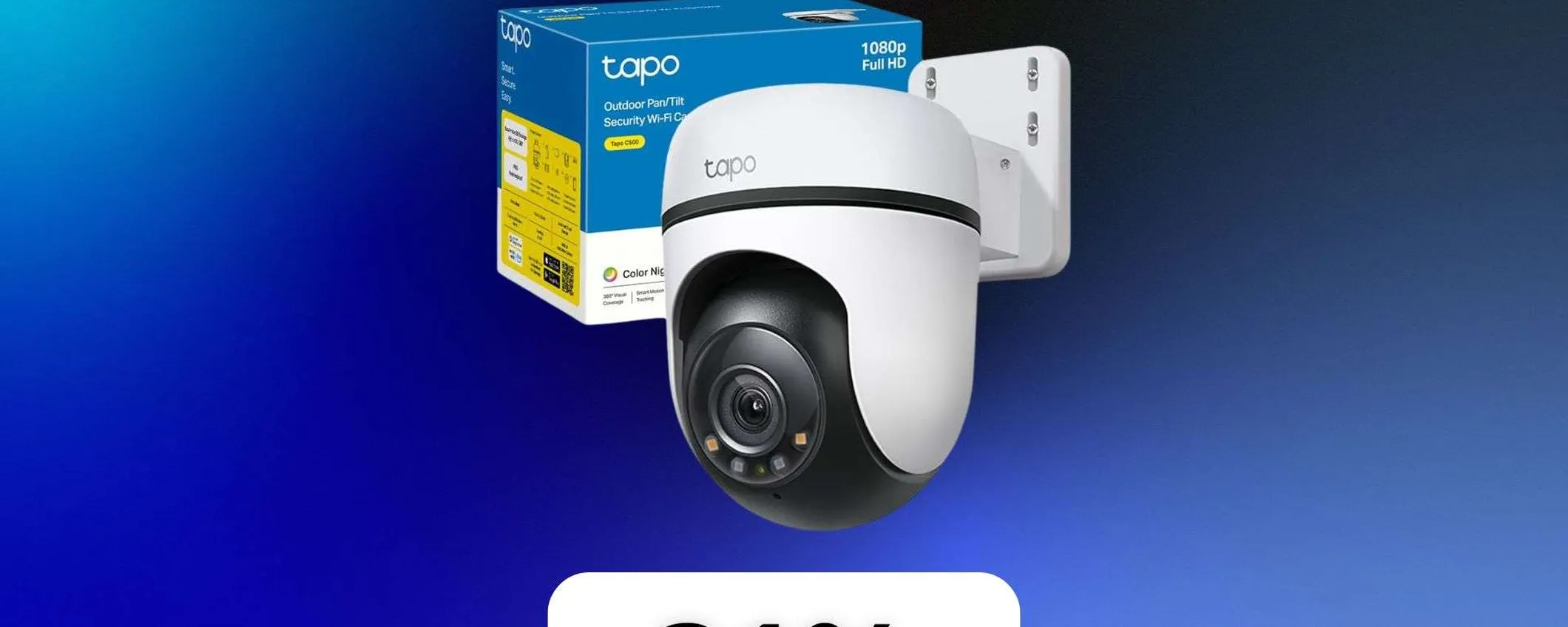 Tapo C500: sorveglianza smart per esterni con uno sconto del 47%