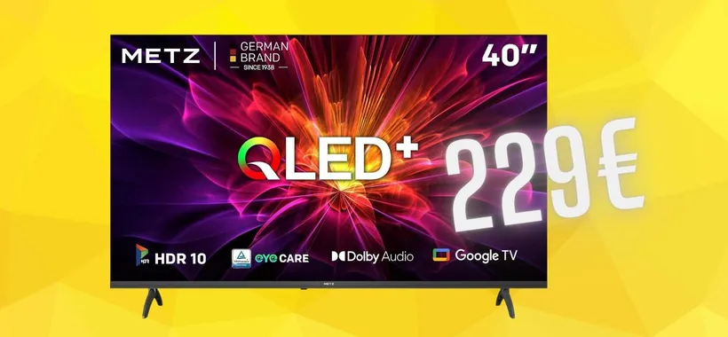 Smart TV da 40" QLED con Google TV a PREZZO BOMBA, soli 229€