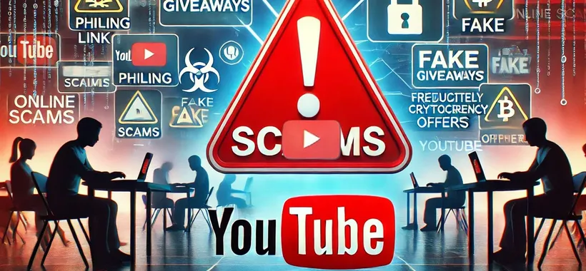 YouTube: attenzione alle truffe nei commenti