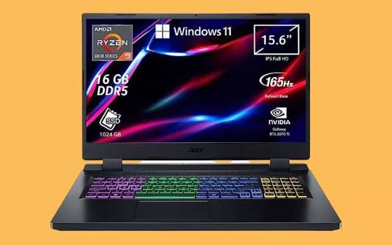 Acer Nitro 5: risparmia 600€ su questo potente laptop da gaming