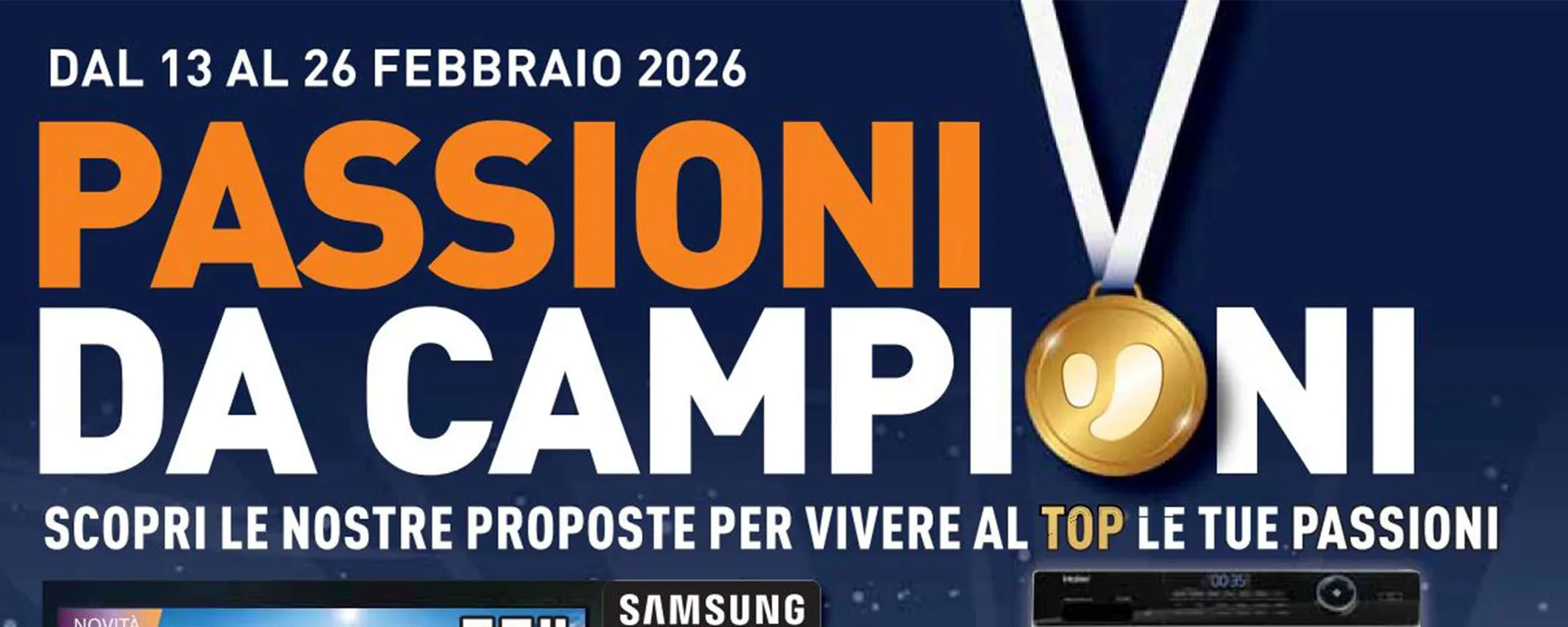 Volantino Unieuro, sconti da medaglia d'oro con la promo 