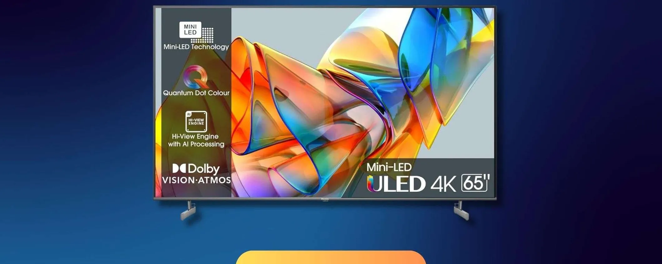 Hisense MINI-LED 4K da 65