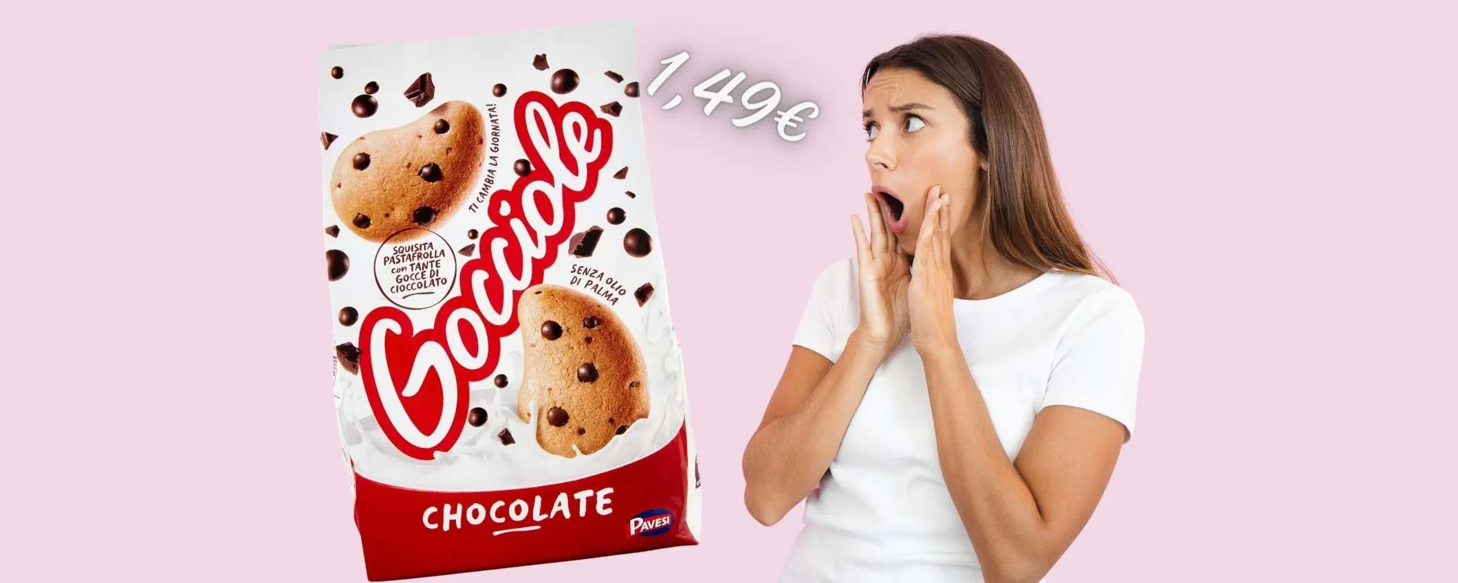 Gocciole Pavesi da 500g a 1,49€ SOLO su Amazon ma ancora per poco