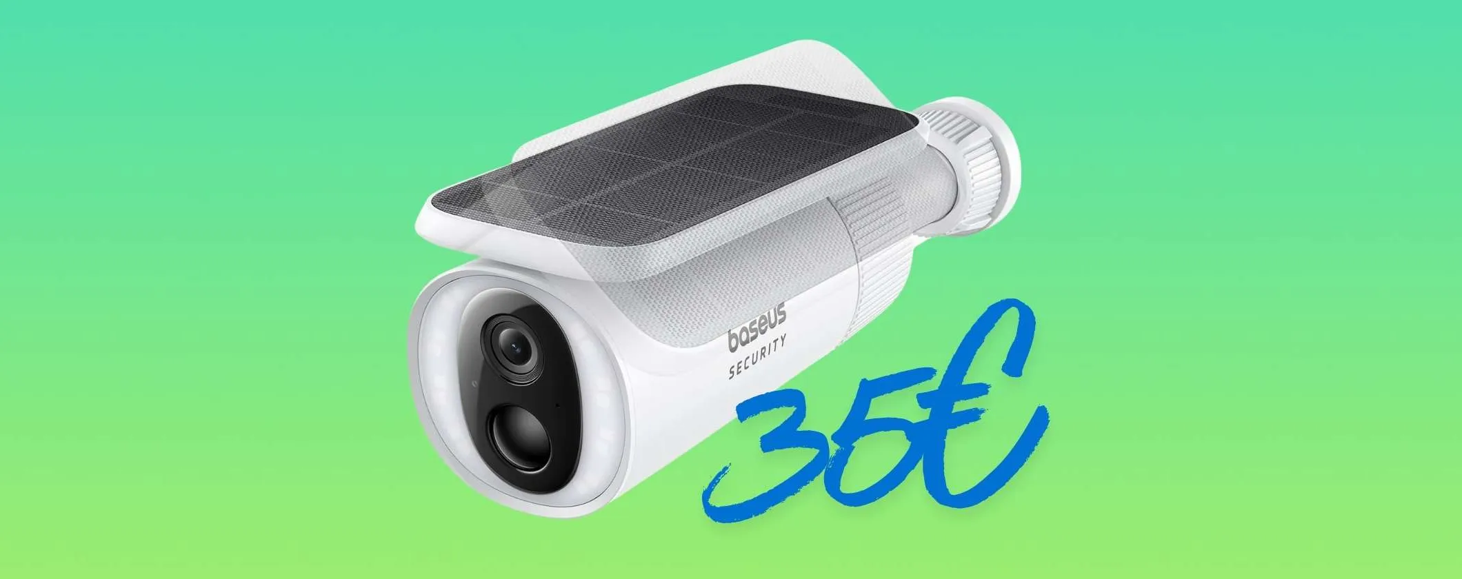 Telecamera di sorveglianza Baseus Security S1 in doppio sconto su Amazon