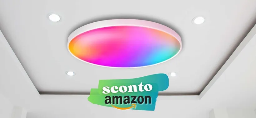 30€ per PLAFONIERA smart con multicolor e compatibilità Alexa e Google