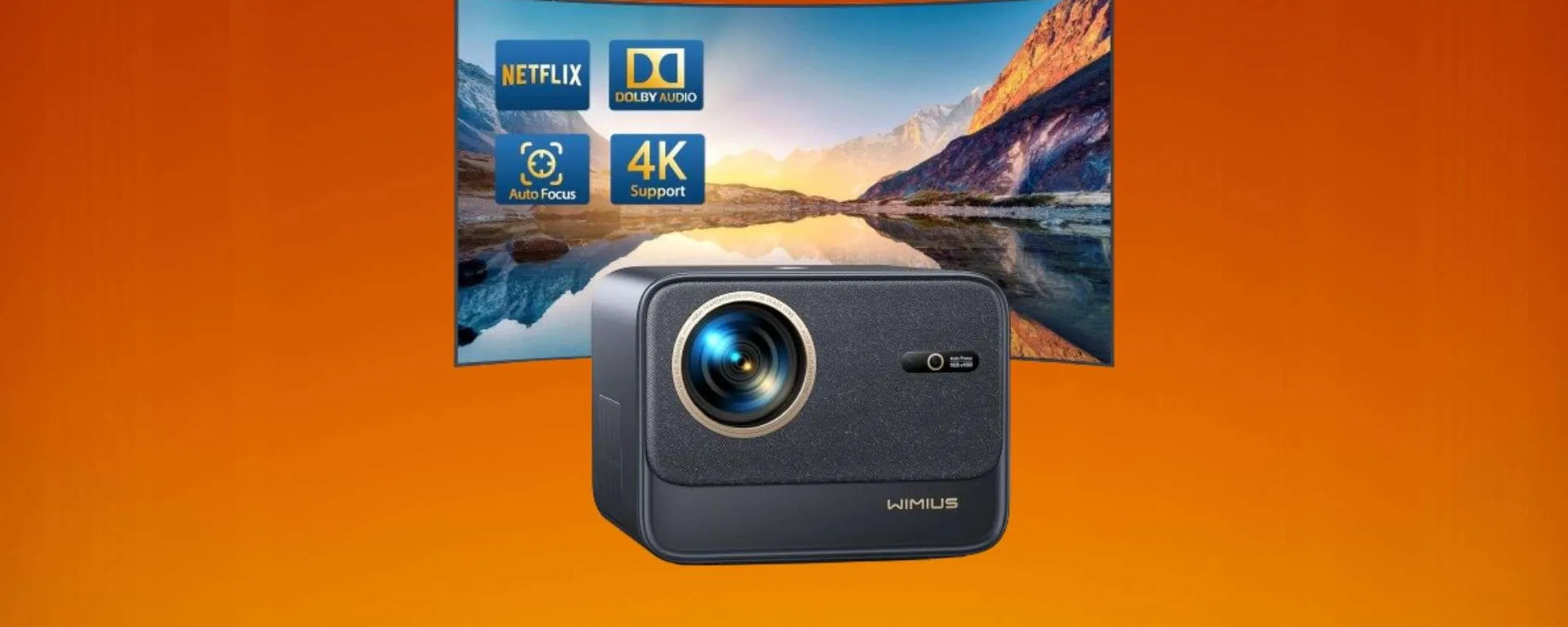 Questo proiettore 4K in offerta su Amazon sta andando rapidamente a ruba
