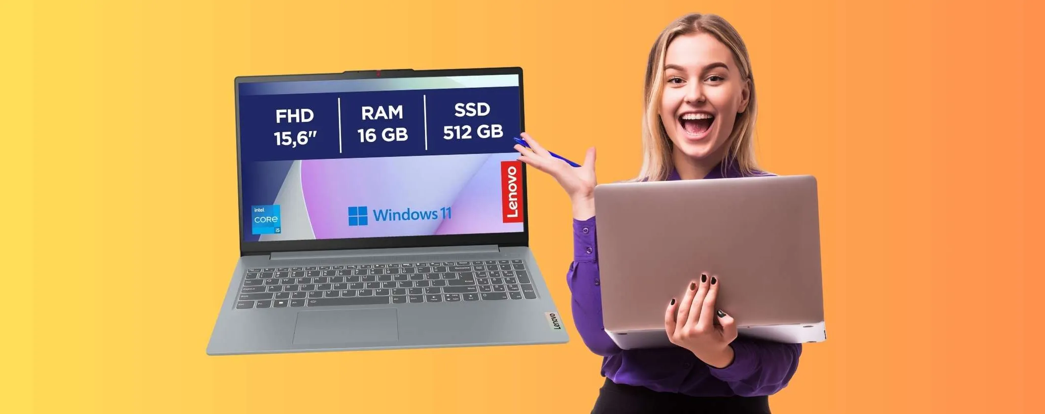 Lenovo IdeaPad Slim 3 con i5 è il notebook da acquistare oggi (-60€)