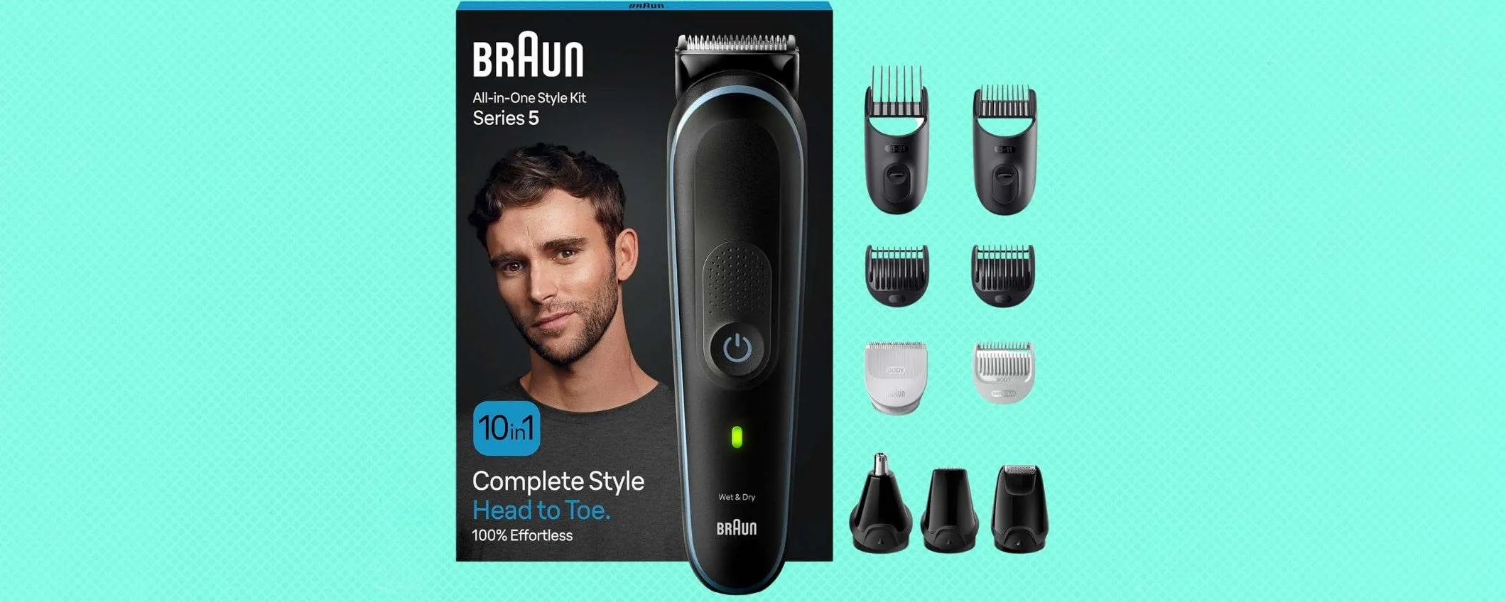 Regolabarba e tagliacapelli Braun a 39,99 euro: 47% di sconto con le Offerte di Primavera Amazon