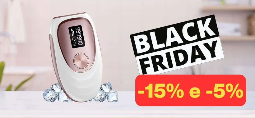 Epilatore elettrico in DOPPIA OFFERTA per il Black Friday Amazon