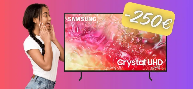 SCONTO da SOGNO di 250€  per la Smart TV Samsung da 55" 4K UHD