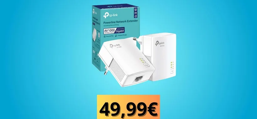 TP Powerline in offerta a meno di 50€: internet passa attraverso la presa elettrica