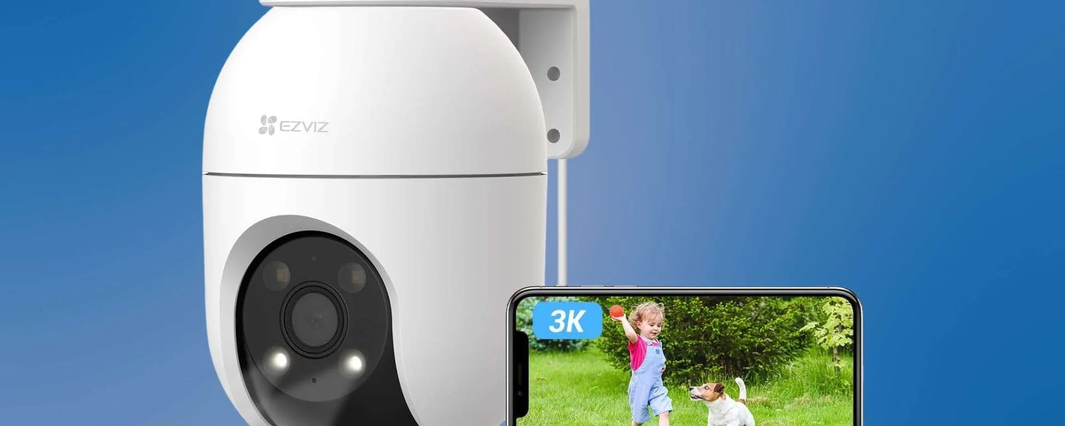 Telecamera EZVIZ C8c 5MP in offerta: solo 67€ con coupon 15%