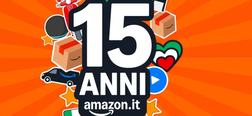 Amazon compie 15 anni in Italia: 3 giorni di promo pazzesche per festeggiare.