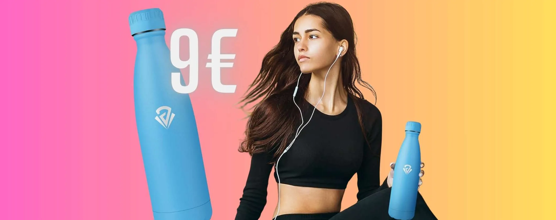 Borraccia termica da 500ml a soli 9€: bevande calde o fredde per tutto il giorno
