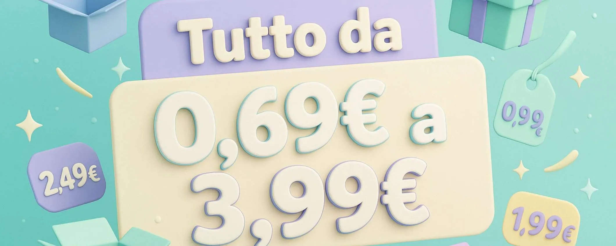 Amazon magazzini IMPAZZITI: una valanga di offerte da 0,69€ a 3,99€