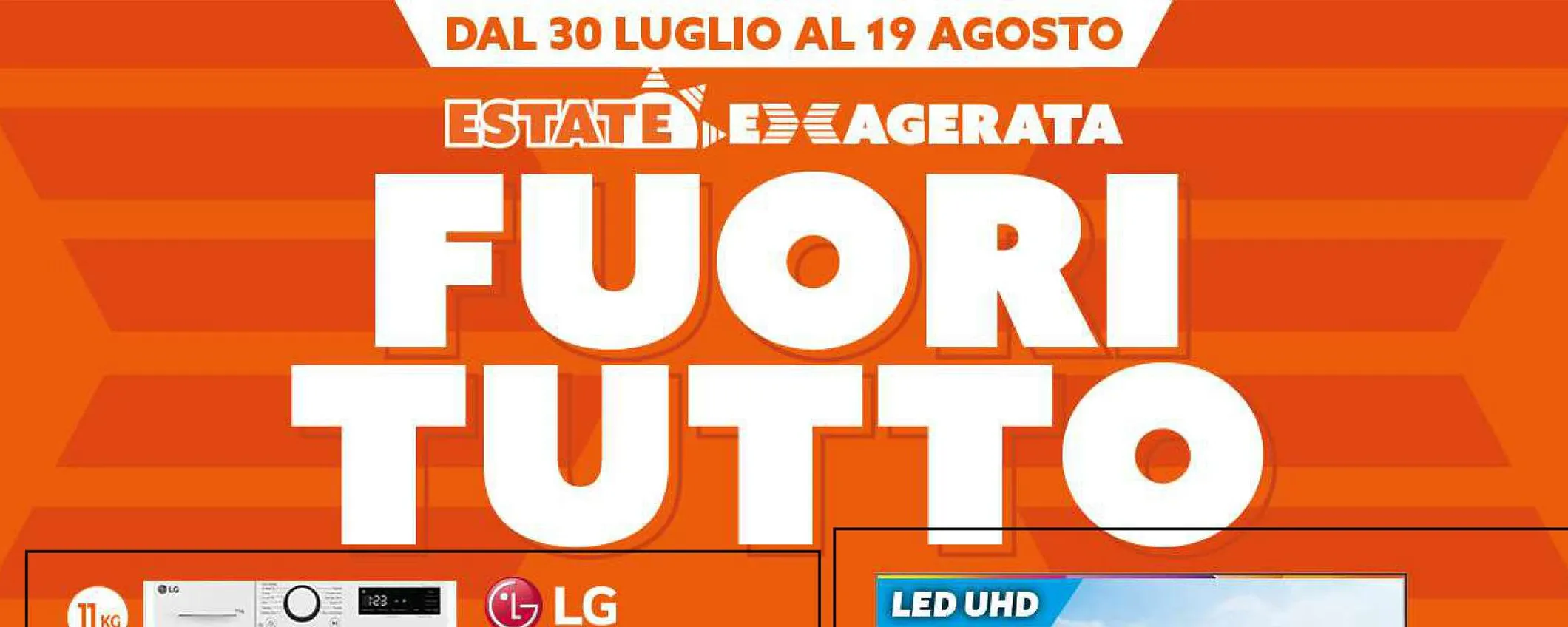 Volantino Expert, arriva il FUORI TUTTO: set di tre valigie in regalo