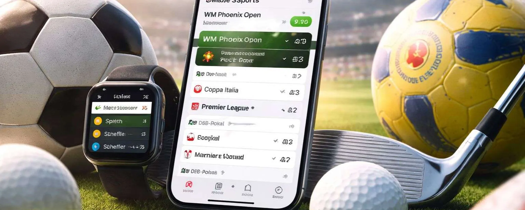 Apple Sports aggiunge il golf professionistico e nuove coppe europee