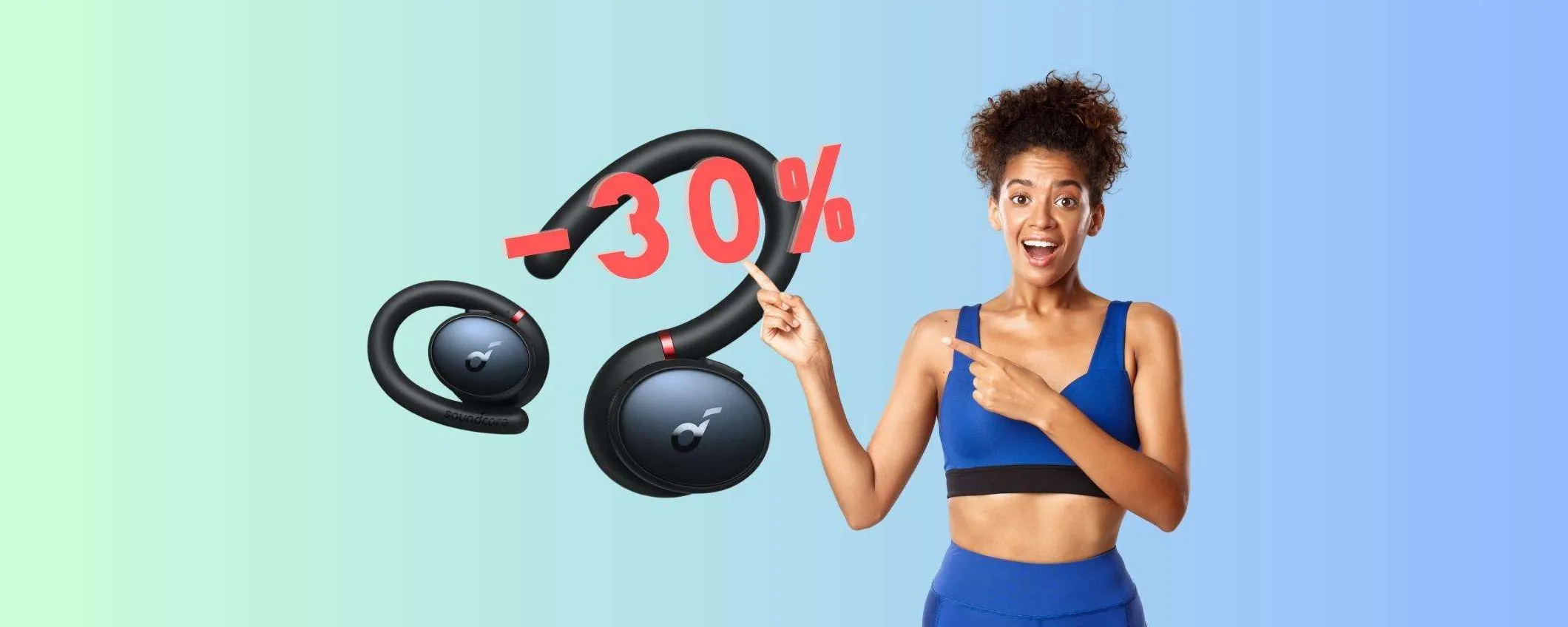 Soundcore Sport X10: auricolari wireless per i veri sportivi al 30%