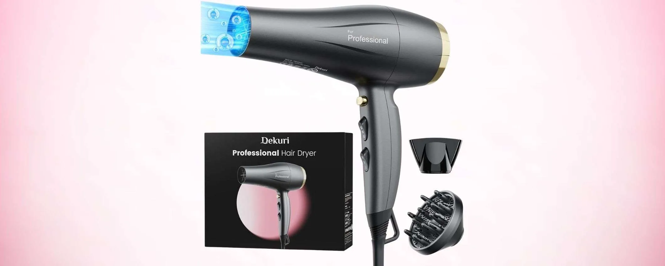 Asciugacapelli professionale con diffusore in MEGA SCONTO su Amazon (-60%)