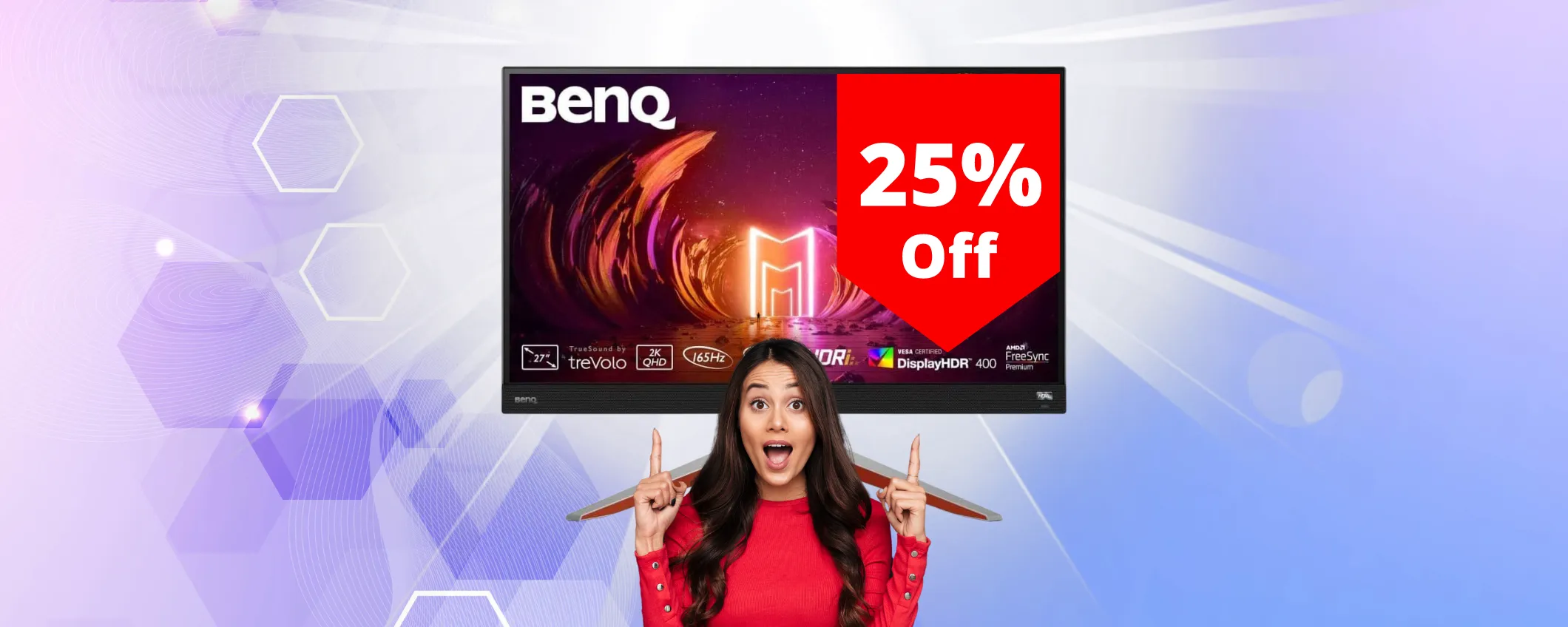 TRASFORMA il gaming con BenQ Mobiuz: oggi costa 140 euro in meno