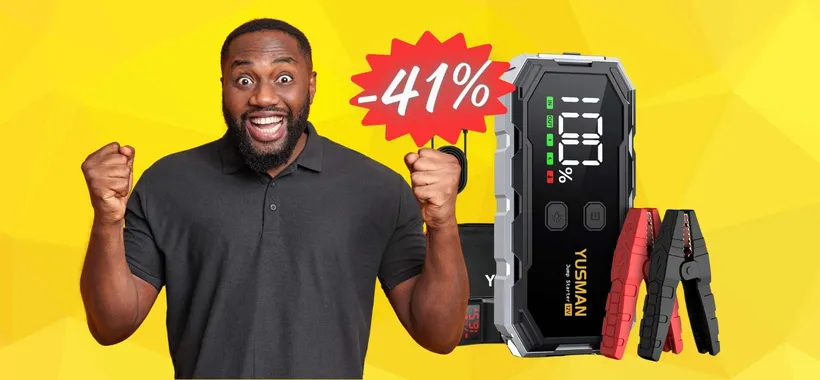 Batteria a terra? Nessun problema se hai questo Booster di emergenza (-41%)