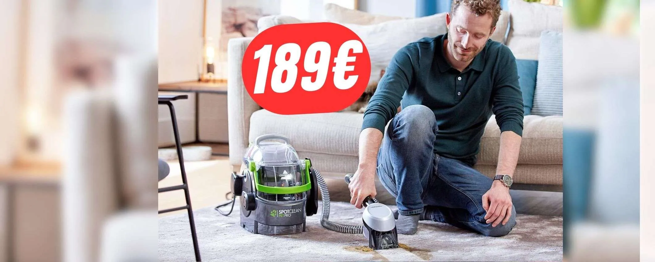 Sfrutta lo sconto di 70€ e rimuovi lo SPORCO su qualsiasi TESSUTO!