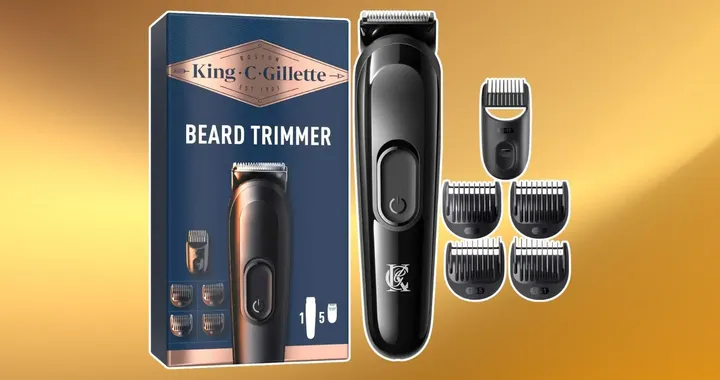 Regolabarba King C. Gillette con accessori in MAXI SCONTO: su Amazon costa meno di 25€