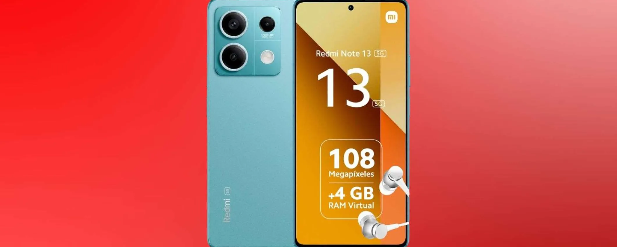 Xiaomi Redmi Note 13 in offerta su Amazon: risparmi 50€