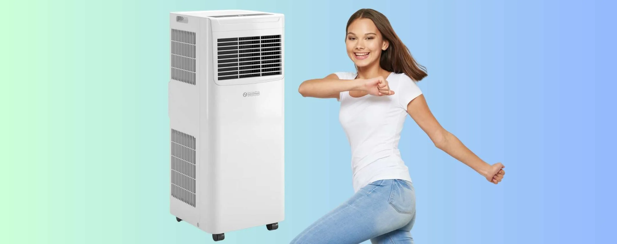 Climatizzatore portatile Olimpia Splendid da 8000 BTU e Classe A ora in SCONTO