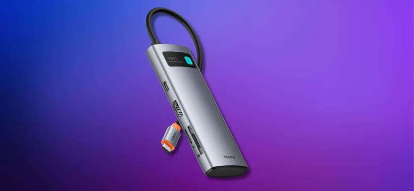 Baseus Hub USB-C 7 in 1 a 14,16€: docking compatta e potente con HDMI 4K e PD 100W scontata del 29%