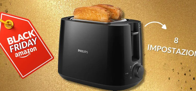 Solo 19€ per il tostapane Philips Daily Collection: sconto Black Friday