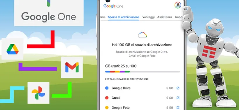TIM: ecco come avere Google One 100 Giga!