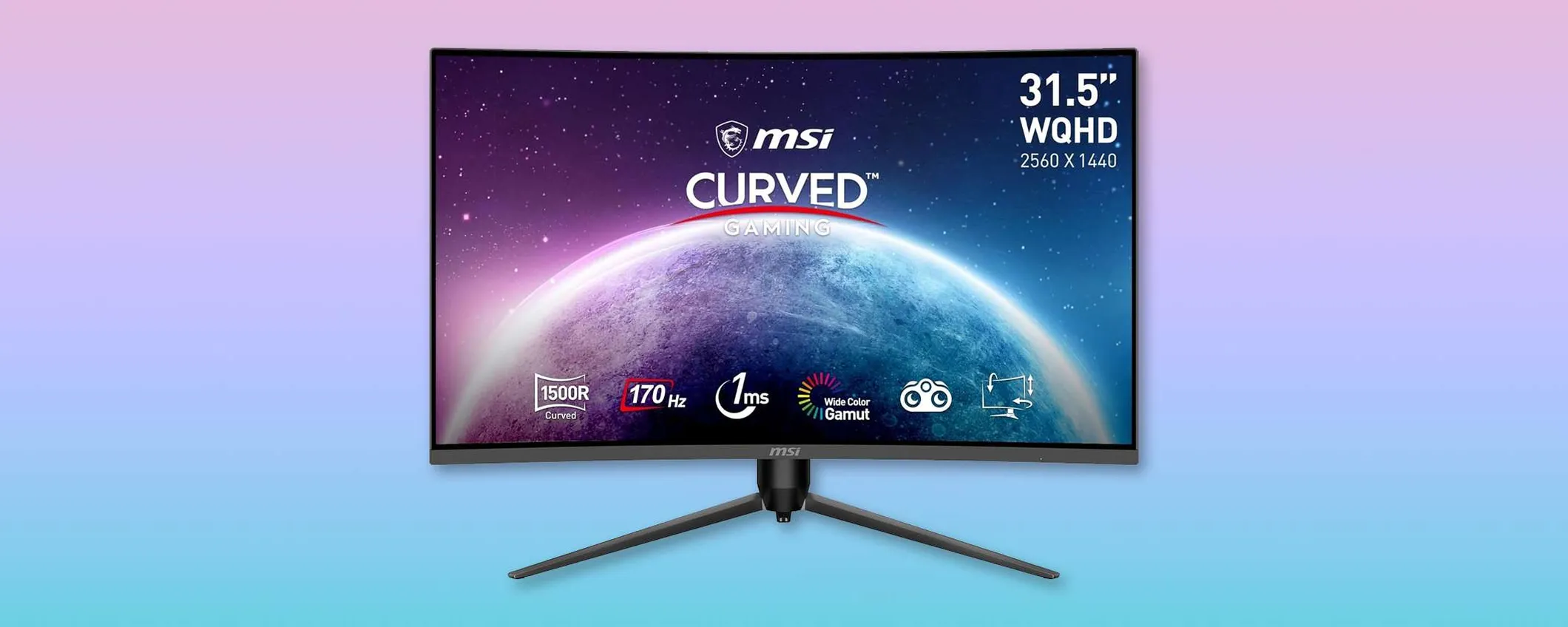 Monitor da gaming curvo MSI: su Amazon costa quasi la metà
