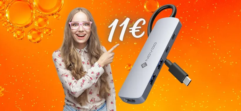 Appena 11€ su Amazon e puoi avere un Hub USB con 5 porte, WOW