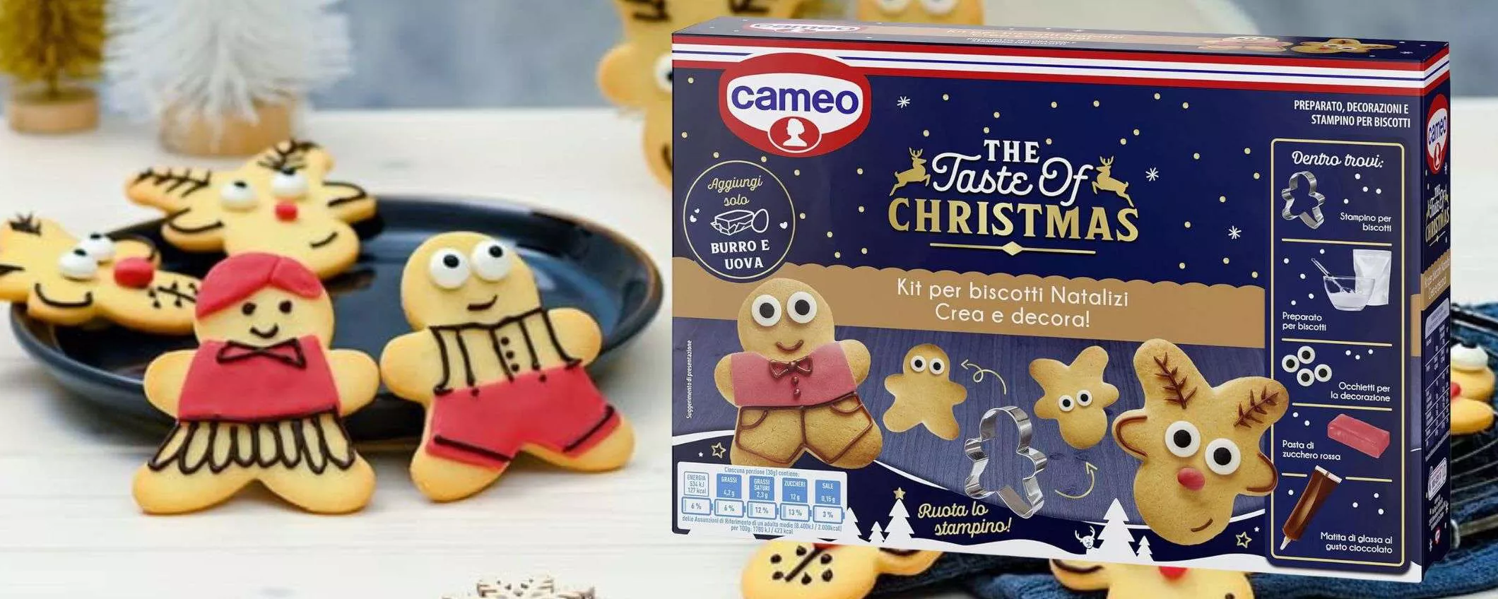 Cameo, kit biscotti di Natale a 5,99€: COMPLETO di tutto, prezzo WOW