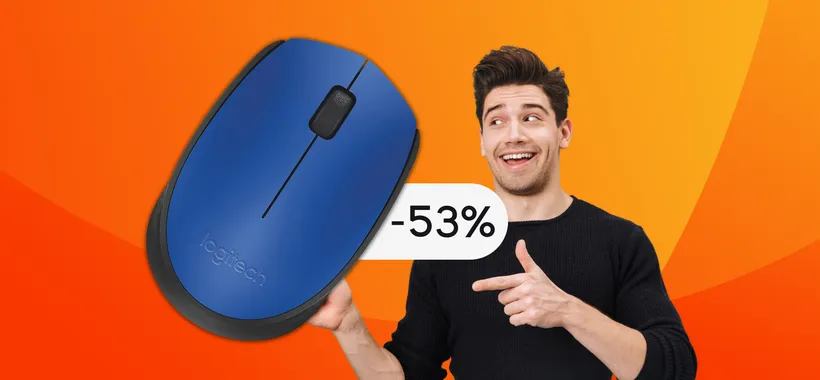 Questo Mouse Wireless è piccolissimo e maneggevole ed è in OFFERTA