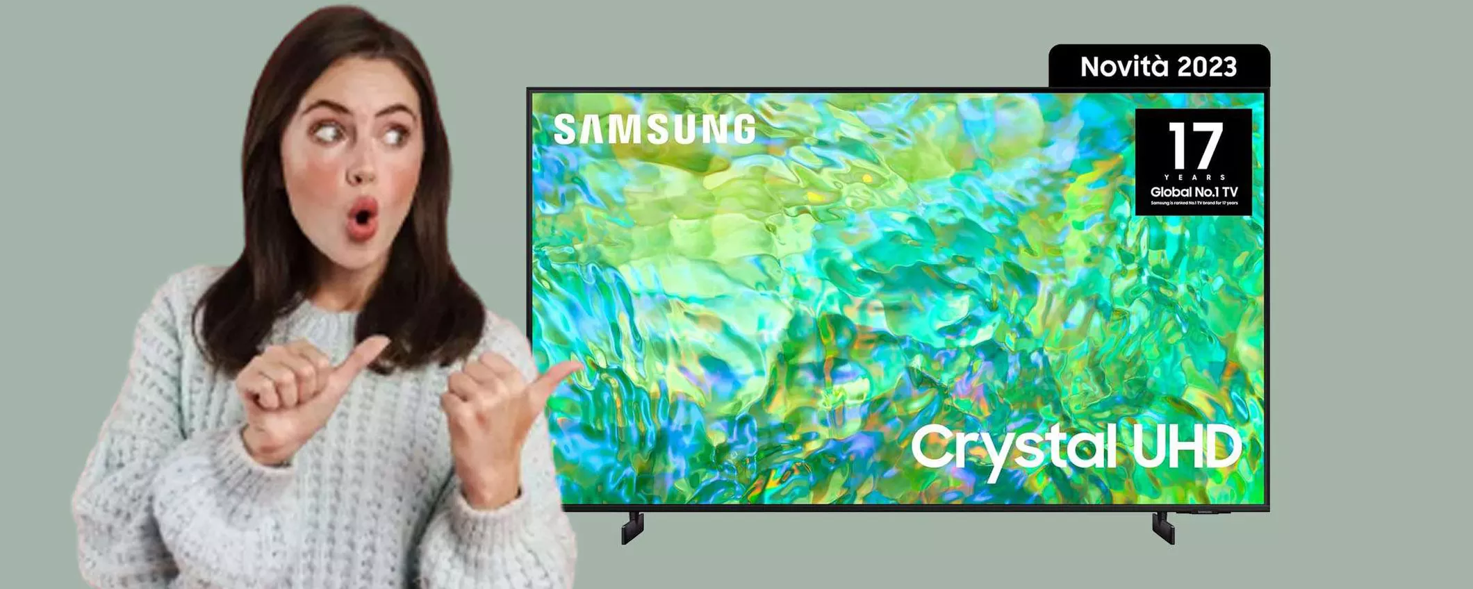 TV Samsung Smart Crystal 4K da 50