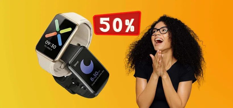 OPPO Watch Free a METÀ prezzo su Amazon: MINIMO STORICO