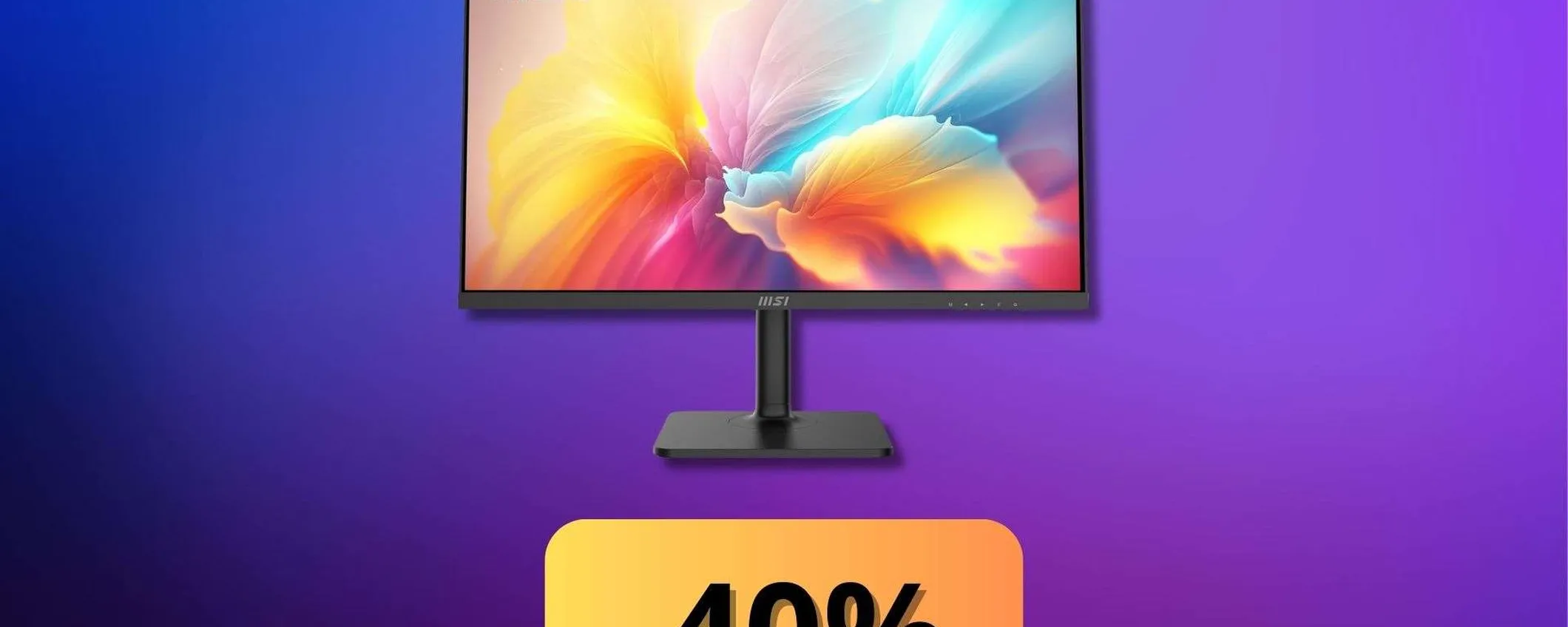 Monitor MSI in super offerta: meno di 150€ grazie all'imperdibile sconto del 40%