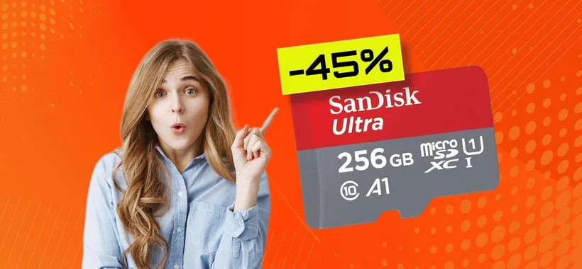 MicroSD 256GB a soli 34€: il SUPER SCONTO del 45% non ritornerà