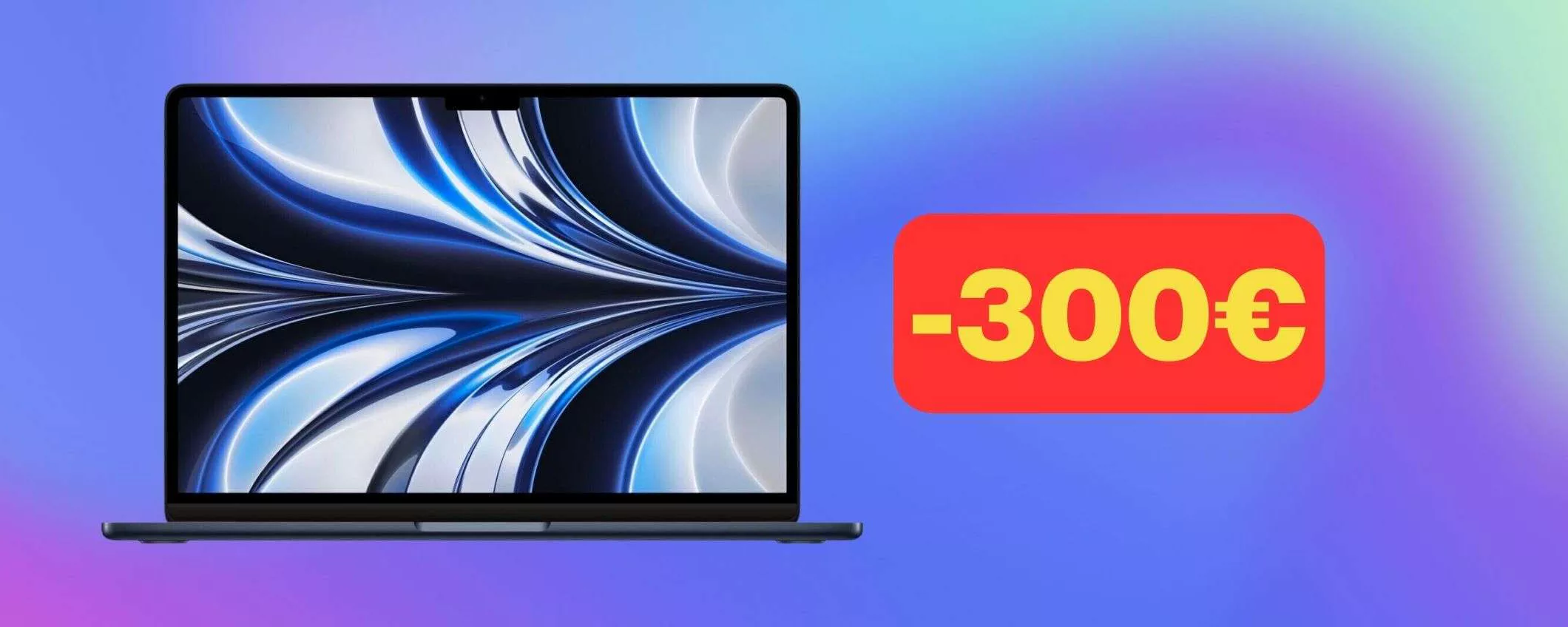 MacBook Air con M2: 300€ di sconto per la Cyber Week eBay
