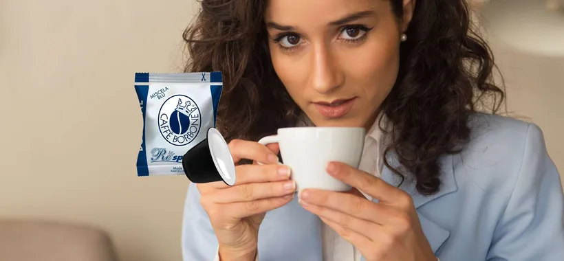 Espresso Bar a casa con le Capsule Caffè Borbone Nespresso Blu a 0,19€