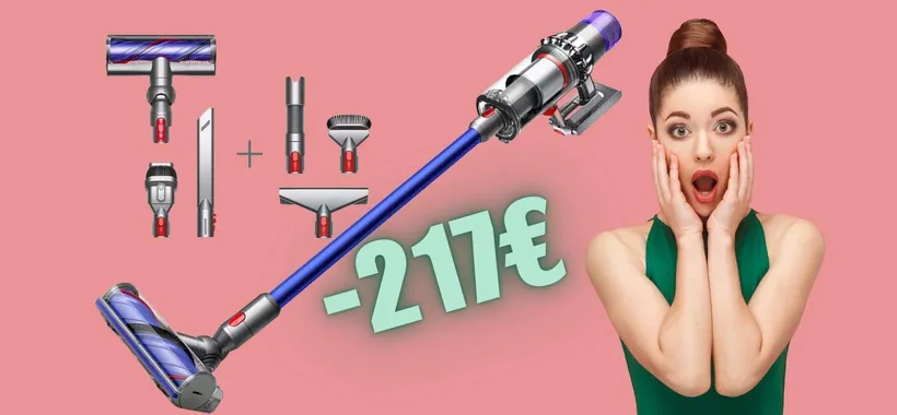 Dyson V11: il MIGLIORE aspirapolvere elettrico tuo a 217€ in MENO
